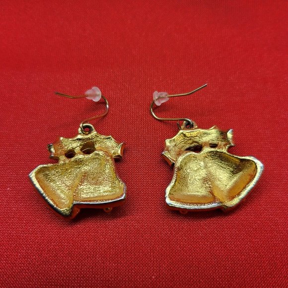 Christmas Bell Dangling Earrings - Picture 5 of 12